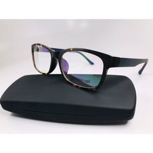 New Designer Inspired SUCCESS XPL Tortoise & Blue MATT Eyeglasses 55mm with Case